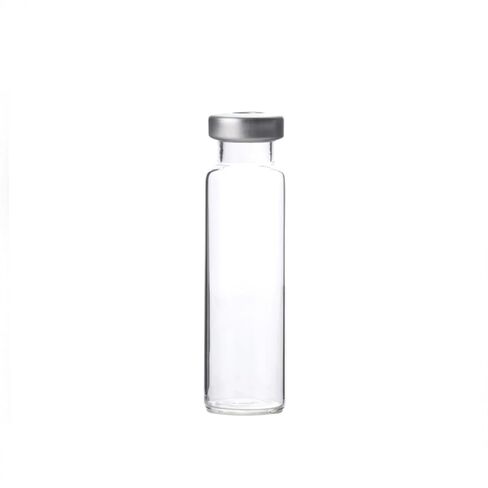 10Sets 20ml Clear Crimp Top Headspace Vial Flat Bottom Chromatography Glass Vial with Aluminum Cap Silicone PTFE Septa in Kuwait