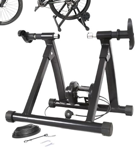 ADPT Indoor Bike Trainer | Ultra Silent Magnetic Flywheel Bike to Stationary Bike Converter - Portable Bicycle Accessories Mountain Bike Trainer Stand for Indoor Cycling, 1 in Kuwait