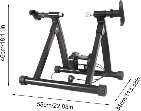 ADPT Indoor Bike Trainer | Ultra Silent Magnetic Flywheel Bike to Stationary Bike Converter - Portable Bicycle Accessories Mountain Bike Trainer Stand for Indoor Cycling, 1 in Kuwait