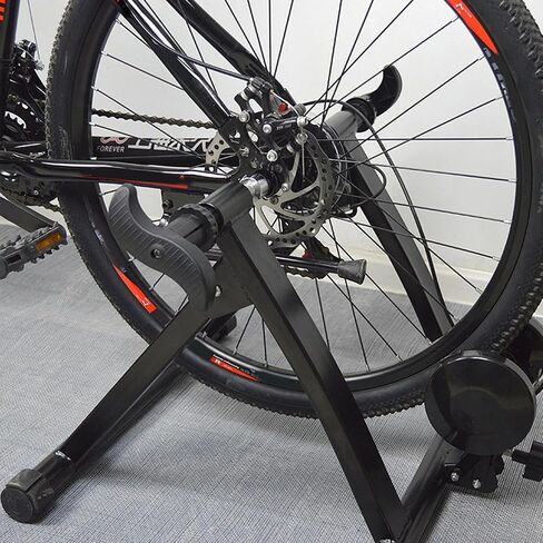 ADPT Indoor Bike Trainer | Ultra Silent Magnetic Flywheel Bike to Stationary Bike Converter - Portable Bicycle Accessories Mountain Bike Trainer Stand for Indoor Cycling, 1 in Kuwait
