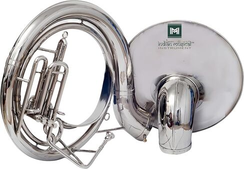 King Size Sousaphone 24'' Brass Instrument with Warm Tone, Smooth Valves, With Mouthpiece And Gig Bag. in Kuwait