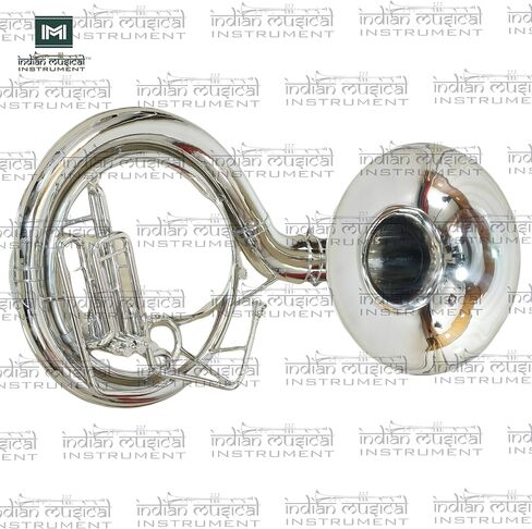 King Size Sousaphone 24'' Brass Instrument with Warm Tone, Smooth Valves, With Mouthpiece And Gig Bag. in Kuwait