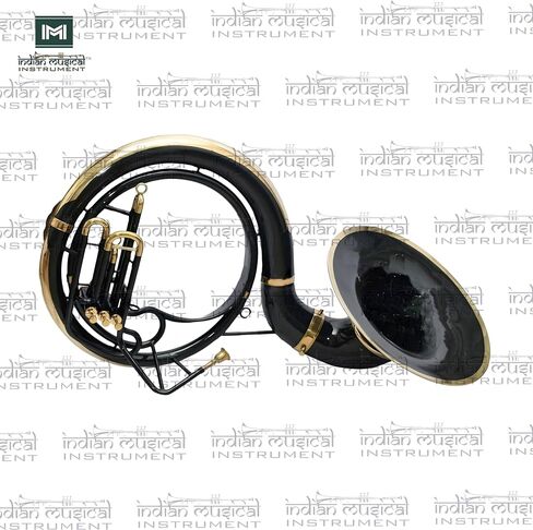 King Size Sousaphone 24'' Brass Instrument with Warm Tone, Smooth Valves, With Mouthpiece And Gig Bag. in Kuwait