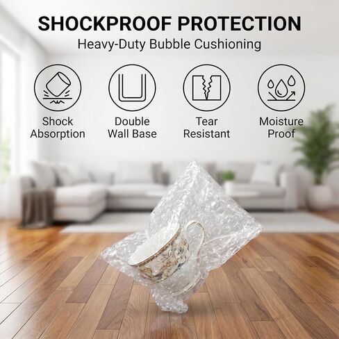 4"x6"Clear Bubble Out Bags,50 Pack Bubble Pouches Wrap Bag,Thickened Shockproof Bubble Cushioning Bags for Shipping, Moving, Packing Fragile Items, Jewelry, Electronics, Small Toys (4 * 6,50pcs) in Kuwait