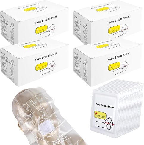 CPR Manikin Training Protector for CPR Training Manikin Individually Wrapped, 200 Shields (7.5" x 12.8") in Kuwait