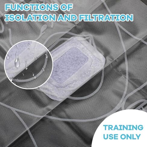 CPR Manikin Training Protector for CPR Training Manikin Individually Wrapped, 200 Shields (7.5" x 12.8") in Kuwait