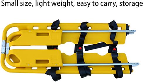 Emerncy S Stretcher, Folding Spine Board with Adjustable Length & Safe Str, Lightweight Back Stretcher for First Aid & Emerncy Response in Kuwait
