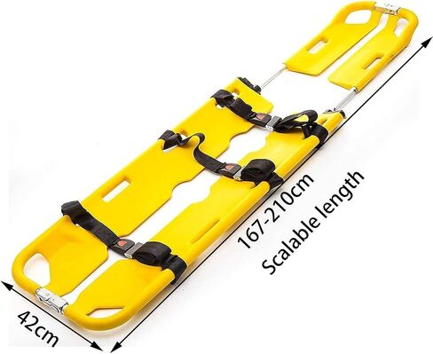 Emerncy S Stretcher, Folding Spine Board with Adjustable Length & Safe Str, Lightweight Back Stretcher for First Aid & Emerncy Response in Kuwait
