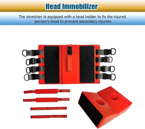 Lightweight Floating Spine Board for Water Rescue, Compact Stretcher Backboard Rescue Kit, for Beach/Pool/River Emergencies, with Head Neck Immobilization in Kuwait