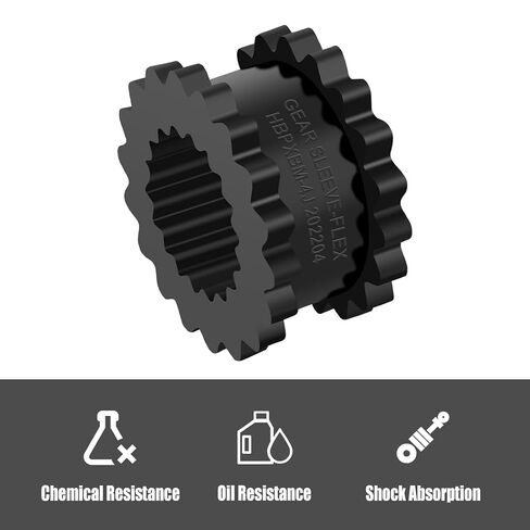 4J Coupling Insert EPDM Rubber Spider (4JE) Solid Design, 1-1/2" Width, 2-5/16" OD, 156 in-lb Torque, 7600 RPM in Kuwait