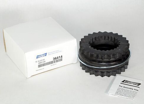 Lovejoy 68514436414 36414 Size 7E 2-Piece Design S-Flex Coupling Sleeve, EPDM Rubber, 4.34" OD, 2.19" Length, 725 in-lbs Nominal Torque in Kuwait