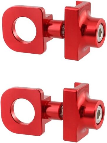 2pcs Bicycle Chain Tensioner Adjuster, Aluminum Alloy Chain Fastener for BMX, Single Speed Bike, Fixie, and Fixed Gear Bicycle Repair Tool in Kuwait