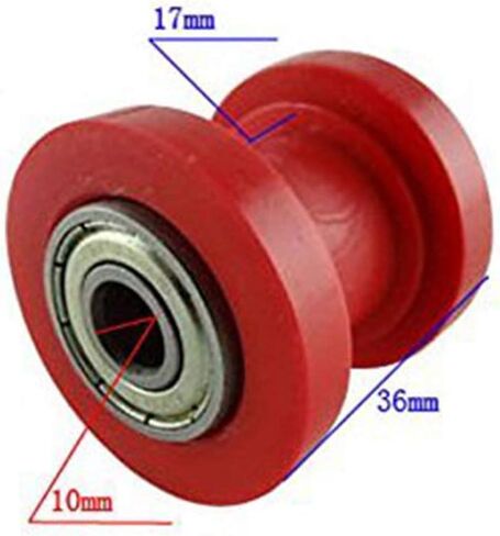 2 Sets of 10mm Idler Pulley Chain Tensioner Roller for Motorized Bicycle Bike in Kuwait