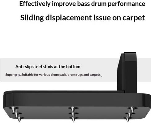 Coyktonty Stand for Evans/YAMAHA bass drum anti-slip mats; drum kit shock-absorbing, non-slip acrylic stands,Mount Desktop Stand Holder in Kuwait