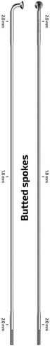 Sapim Race Double Butted 14/16G Silver 272mm (100) | bike-spokes-and-accessories in Kuwait
