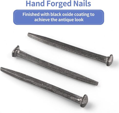 MOLIGOU 3 Pcs Crucifixion Nails, 6" Crucifix Nails for Crafts, Hand Forged Nail for Easter Decor in Kuwait