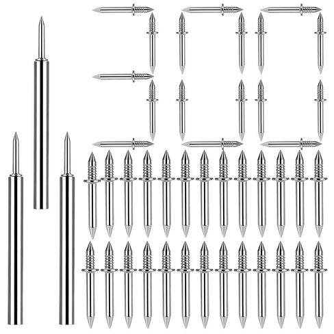 300Pcs Double Headed Nails with 3 Sleeve Tools, Double Sided Nails For Baseboards in Kuwait