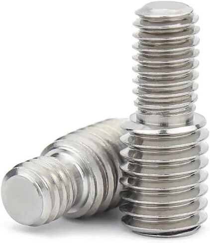 2/5pcs 304 A2 Stainless Steel Thread Adapter Male to M3 M4 M5 M6 M8 M10 M12 M14 M16 to M20 Double Head Screw Bolt(5pcs M4x6-M5x6) in Kuwait