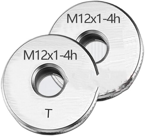 Thread Ring Gage, 1SET Non-Standard Metric Fine Tooth 4h Measure Tool(M18x1.5) in Kuwait