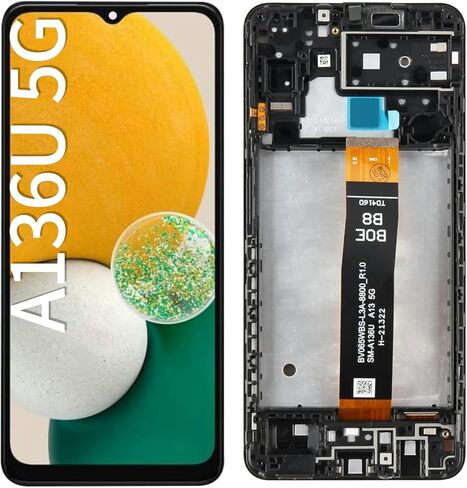 قطعة بديلة للشاشة لهاتف Samsung Galaxy A16 5G، شاشة LCD تعمل باللمس محول رقمي كامل التجميع مع مجموعة أدوات الإطار والإصلاح in Kuwait