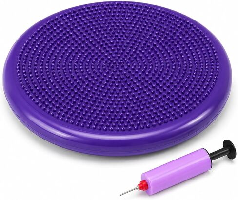 Hanstuten Wobble Seat Cushion & Core Balance Disc - Rubber Wiggle Seat for Active Sitting, Office Desk Chair, and Core Strength Training in Kuwait