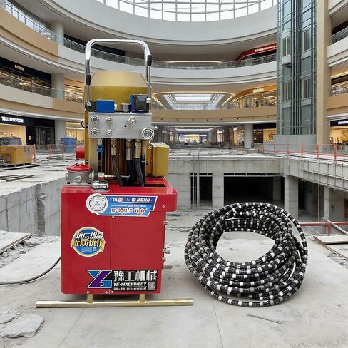 Stone Wire Saw Machine – Hydraulic Diamond Wire Saw for Mining Rock | Concrete Cutting Wire Saw Machine for Bridge Reconstruction, Beam Cutting and Precision Concrete Removal in Kuwait