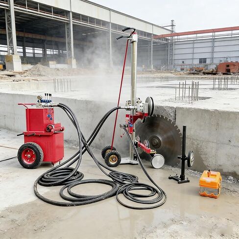 Hydraulic Wire Saw, Marble Wire Saw for Precision Stone Block Cutting | Hydraulic Diamond Wire Saw for Reinforced Concrete Cutting, Bridge Pier Demolition and Thick Concrete Removal in Kuwait