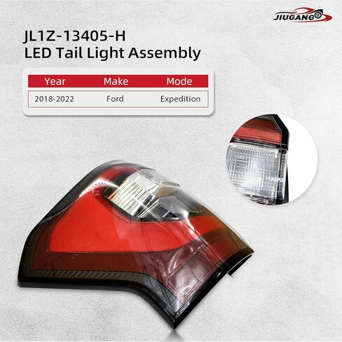LED Tail Light Assembly Fit لعام 2018 2019 2020 2021 2022 Ford Expedition Limited/Platinum Brake Lamply Brake Brake Placeming لـ JL1Z-13404-H (جانب الركاب الأيمن) in Kuwait