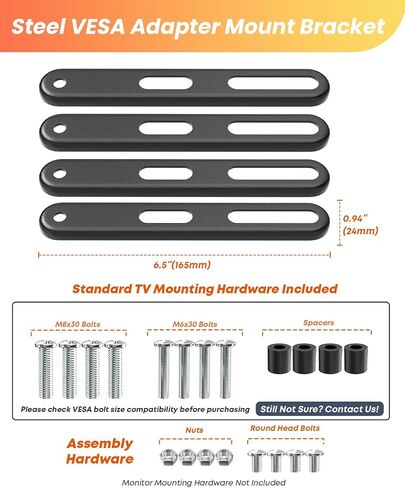 VESA Extension Mount Adapter Bracket Kit for 32 to 55 inch TV in Kuwait