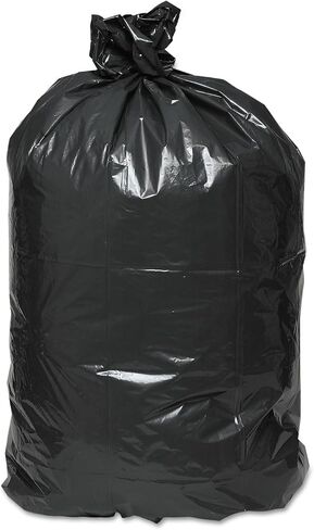 Classic 404616B 2-Ply Low-Density Can Liners, 40-45gal, .63 Mil, 40 x 46, Black, 250/Carton in Kuwait