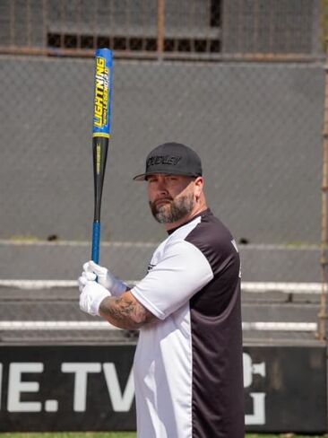 2026 Dudley Sports Lightning Legend Retro 2.0 12 بوصة مضرب الكرة اللينة المحمل للكبار Slowpitch: LLESP2R in Kuwait