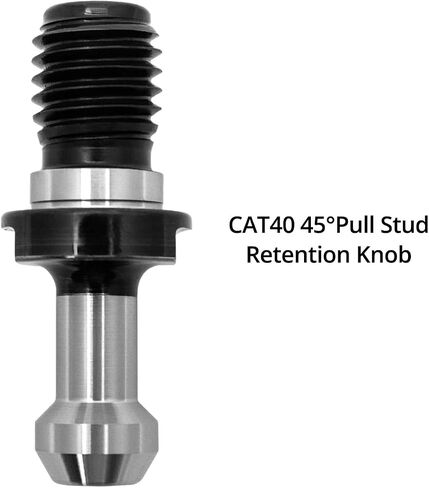 مجموعة مقابض الاحتفاظ بمسمار السحب 45 درجة من QWORK شديدة التحمل - متوافقة مع حاملات أدوات HAAS CAT 40 CNC (20 حزمة) in Kuwait
