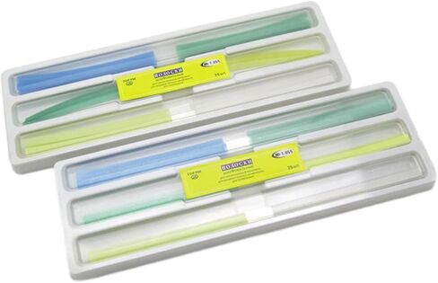 2×75Pcs Dental Disposable Polishing Strips, Colored PET Matrix Polyester Interproximal Sanding Strips for Tooth Smoothing in Kuwait