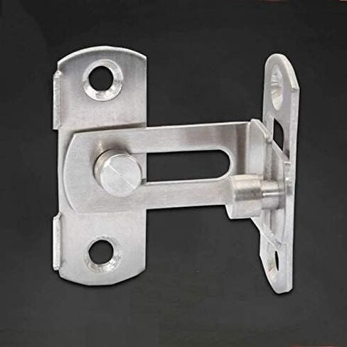 Slide Latch,Gate Bolt Lock, Sliding Door, 3/4 Inch 90 Degree Right Angle Hasp Bending Barrel with Screws for Doors Buckle in Kuwait