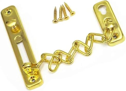 Door Chain Lock, Safe Buckle,Latch Safety Limiter,Stainless Steel Bolt Anti-Theft Hasp in Kuwait