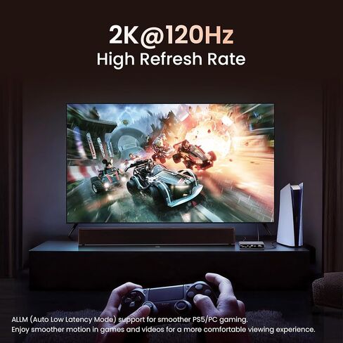 HDMI ARC Audio Extractor 4K60Hz, HDMI ARC Adapter to Optical/SPDIF RCA 3.5mm AUX Audio Adapter Converter Splitter Support LPCM 5.1/DTS/DSD for Laptop/TV Box/DVD/PS5/Soundbar/Speaker/Amplifier in Kuwait