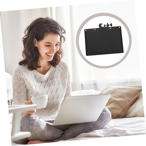 2pcs Mic Stand Clip Tray Shelf Black Platform for Microphone Support with Smooth Spray Coating for Stage Office Classroom Recording in Kuwait