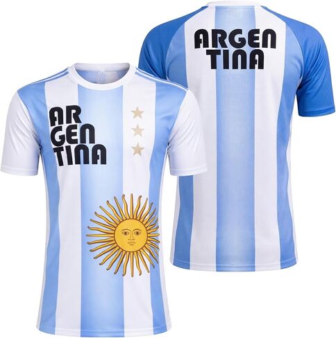 2026 Soccer Jersey for Fans Kids Adults, National Team Football Shirt Breathable Quick-Dry Sportswear in Kuwait