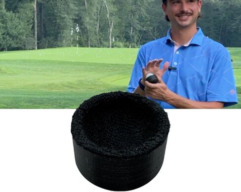 Golf Ball Cleaner to Clean Golf Balls that has a Magnet on the Back to Mount to Your Golf Clubs or Golf cart in Kuwait