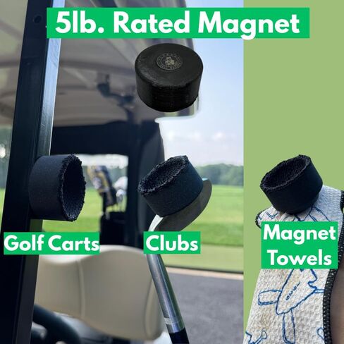 Golf Ball Cleaner to Clean Golf Balls that has a Magnet on the Back to Mount to Your Golf Clubs or Golf cart in Kuwait