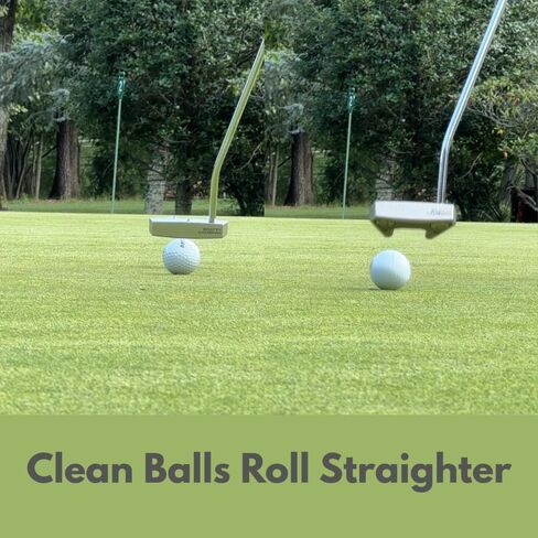 Golf Ball Cleaner to Clean Golf Balls that has a Magnet on the Back to Mount to Your Golf Clubs or Golf cart in Kuwait