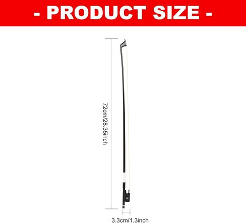Professional Octagonal Cello Bows for 4/4 Size Premium Wood and Horsehair Ensuring Rich Sound in Kuwait