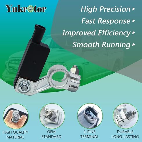 Battery Current Sensor 68318616AC Battery Temperature Sensor Compatible with Chrysler Pacifica Voyager Dodge Durango Jeep Compass Grand Cherokee Ram 1500/2500/3500 Replaces # 56029778AB in Kuwait