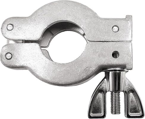2 Pcs KF-25 Flange Quick Clamp Hinge, ISO-KF Size NW-25 Flange Wing Nut KF Vacuum Hose Clamp Vacuum Fittings, Stainless Steel (KF25) in Kuwait