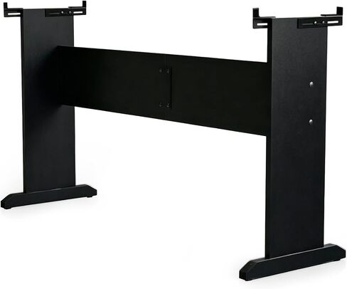 Universal Wooden Piano Stand for Digital Pianos, Adjustable Width Digital Piano Desk, Keyboard Stand Compatible for 76/88 Keys Piano, Black in Saudi Arabia