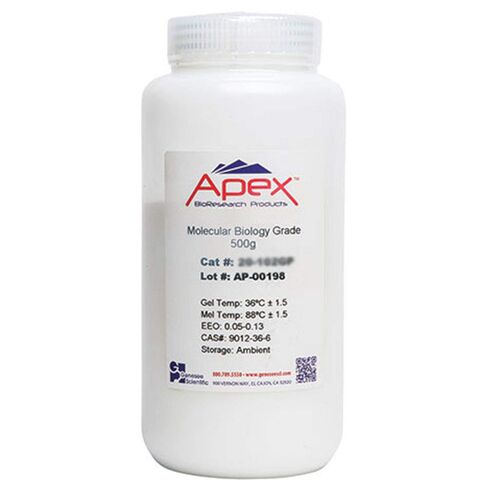 Apex LE Agarose، للأغراض العامة، فائق النقاء، 500 جم، 500 جم/الوحدة in Kuwait