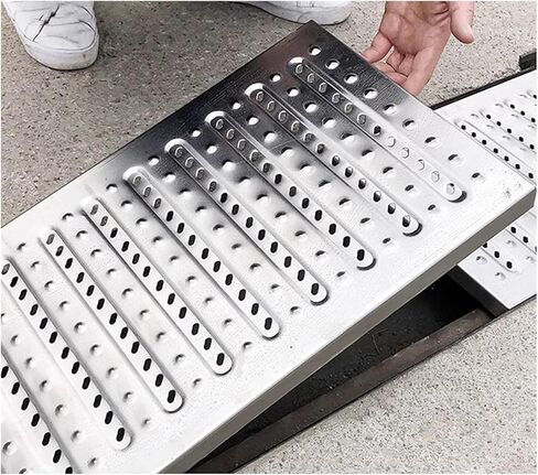 Heavy Duty Stainless Steel Drainage Grates, Non-Slip Indoor/Outdoor Rainwater & Sewer Channel Covers, Durable Drainage Solutions for Enhanced Safety & Efficiency in Kuwait