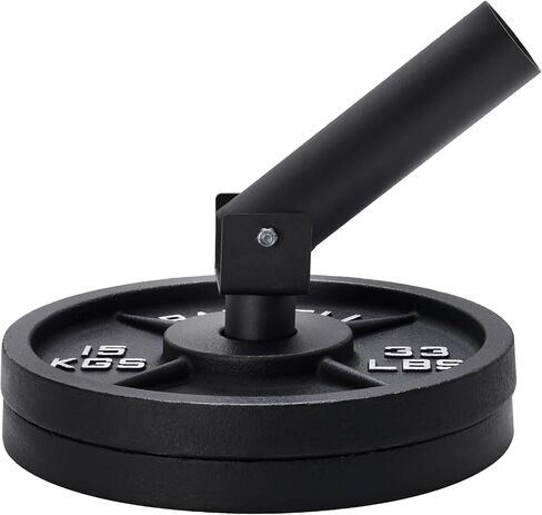 HULKFIT Landmine Attachment for Olympic Barbell, T Bar Row Attachment 360° Swivel, Heavy Duty Steel Landmine Base Fits 2 Inch Bars for Rows, Presses, Squats Home Gym Strength Training in Kuwait
