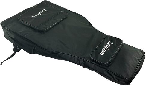 Zenison DOUBLE NECK Electric Guitar PADDED GIG BAG Shoulder Straps 42" Black in Kuwait