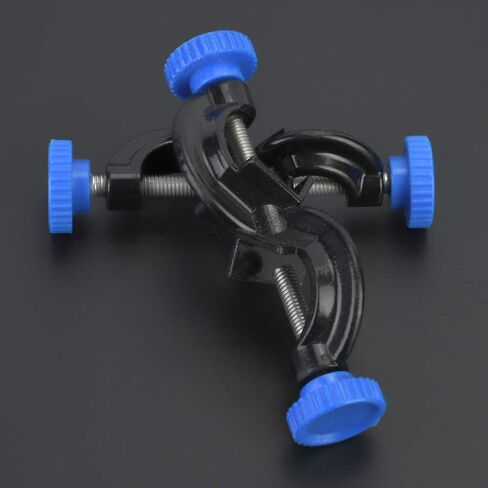 Aluminum Cross Clamp, Durable Lightweight, Lab Stand Clamp Holder, 2 Pcs Set with Adjustable Screw Fixing, for Laborator in Kuwait